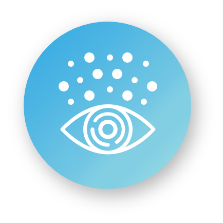 Icon of an eye indicating grittiness