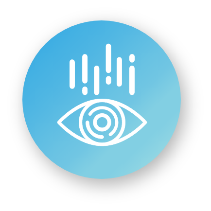 Icon of an eye indicating itching