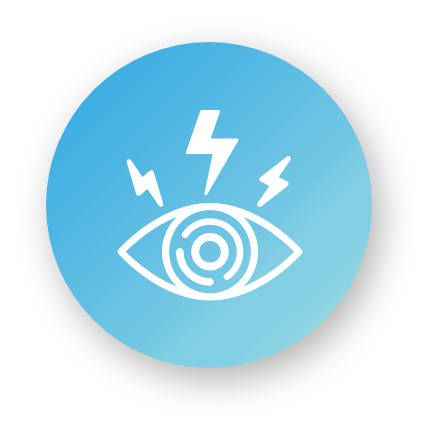 Icon of an eye indicating pain