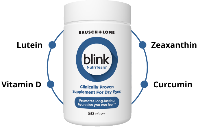 Nutritears bottle with key ingredients listed