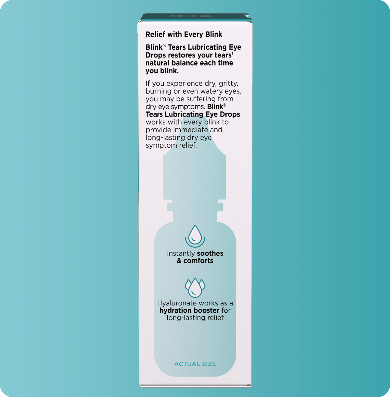 Blink Tears package with product summary